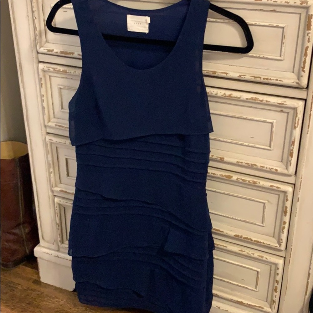 Navy layered dress